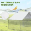 2 Pcs Chicken Coop Cover Waterproof for Outdoor & Yard