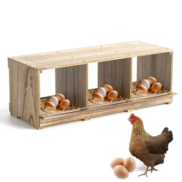 Chicken Nesting Boxes, Compartment Nest Box Wall Mount