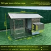 Mobile Metal Ecological Free-Ranging Free-range Chicken Coop