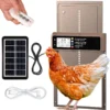 Automatic Chicken Coop Door Solar Powered with Remote Control & 4 Modes