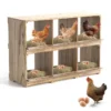 Chicken Nesting Boxes, Compartment Nest Box Wall Mount