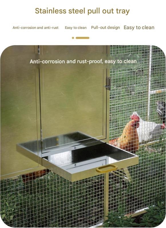 Mobile Metal Ecological Free-Ranging Free-range Chicken Coop