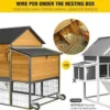 Mobile All-Around Iron Frame Automatic Door Chicken Coop