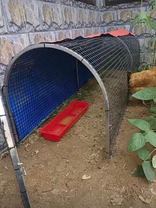 Movable Folding Chicken Tunnel, Modular Assembled Chicken Coop Run