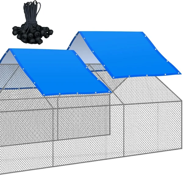 2 Pcs Chicken Coop Cover Waterproof for Outdoor & Yard