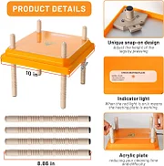 15W Brooder Heater, Adjustable Height And Angle, For 15 Chicks