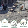 Chicken Coop Roosting Perch Essentials：Perfect for Backyard Poultry, Easy Installation