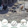 Chicken Coop Roosting Perch Essentials：Perfect for Backyard Poultry, Easy Installation