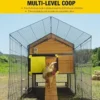 Mobile All-Around Iron Frame Automatic Door Chicken Coop