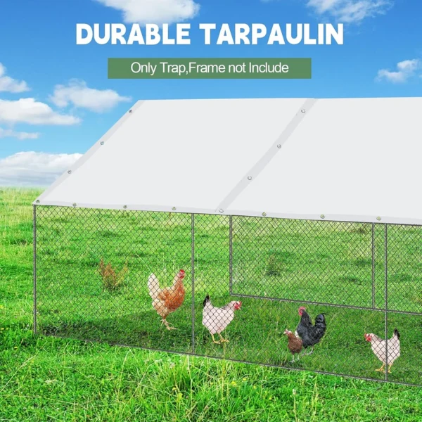 2 Pcs Chicken Coop Cover Waterproof for Outdoor & Yard