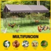 Metal Chicken Coop Run With Waterproof Cover Chicken House