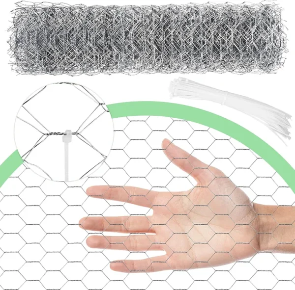 DIY Chicken Wire Fencing, Poultry Garden Fencing Barrier