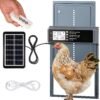 Automatic Chicken Coop Door Solar Powered with Remote Control & 4 Modes