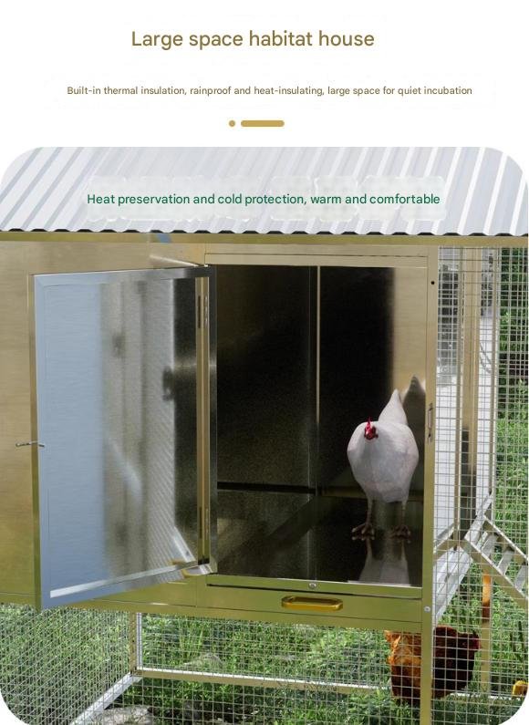 Mobile Metal Ecological Free-Ranging Free-range Chicken Coop
