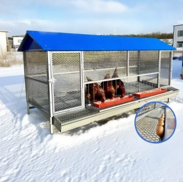 Portable Foldable Large Chicken Coop Runs Poultry Cage for Yard, Outdoor, Indoor