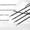 c5798e0b8047ea61e565e57f17dd1659 Multifunctional Self-Locking Metal Zip Ties: Versatile & Durable Binding Solution