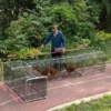 Metal Chicken Coop, Chicken Run Chicken Tunnels With Cover