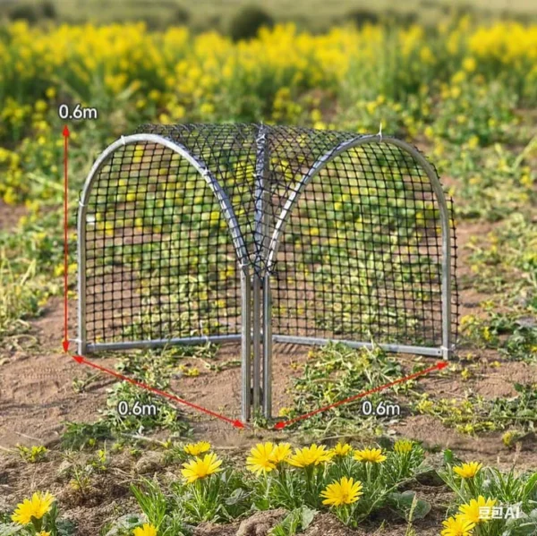 Movable Folding Chicken Tunnel, Modular Assembled Chicken Coop Run