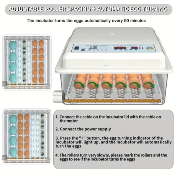 Automatic Egg Incubator 36 - 120 Eggs