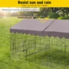 Metal Chicken Coop Run With Waterproof Cover Chicken House