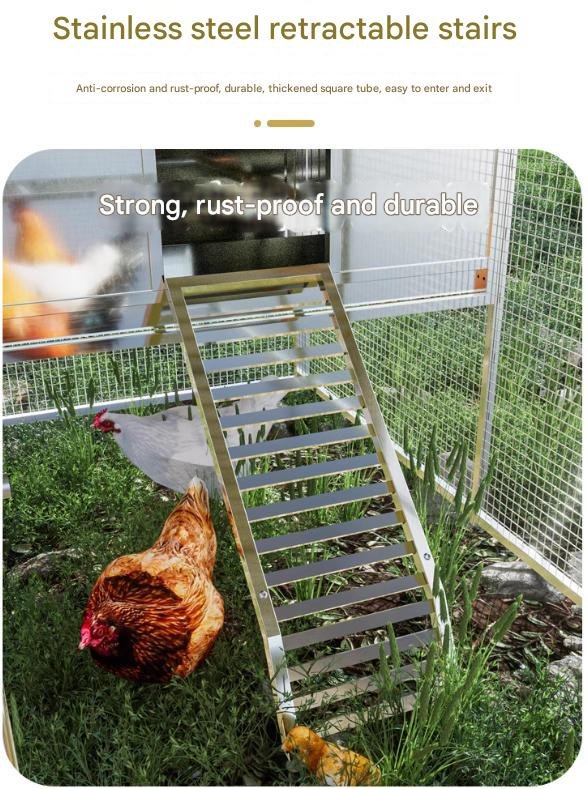 Mobile Metal Ecological Free-Ranging Free-range Chicken Coop